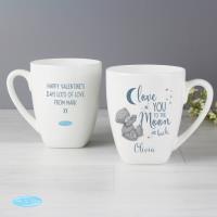 Personalised Love You to the Moon & Back Me to You Latte Mug Extra Image 1 Preview